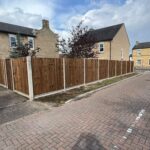 wooden fence installation in Biggleswade 2